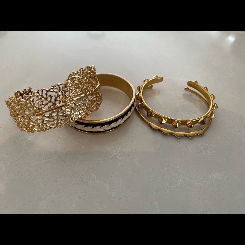 Gold Stella & Dot bracelets